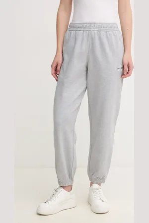 Calvin Klein Spodnie dresowe damskie kolor gładkie LV047B235G