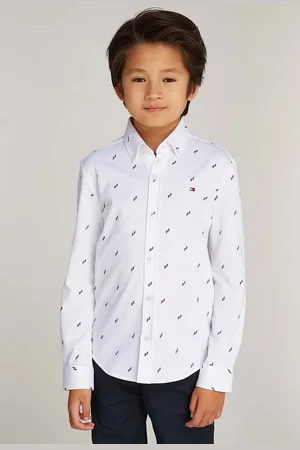Tommy Hilfiger Koszula bawełniana dziecięca kolor KB0KB09267