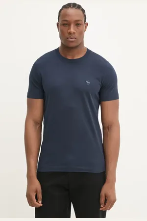 Abercrombie & Fitch T-shirt bawełniany męski kolor gładki KI124-5104