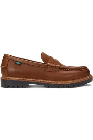 Ralph Lauren Mokasyny skórzane Jett Penny męskie kolor 803961420002