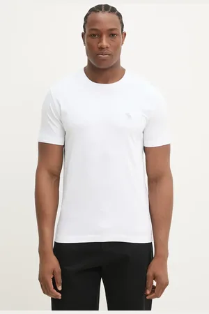 Abercrombie & Fitch T-shirt bawełniany męski kolor gładki KI124-5108