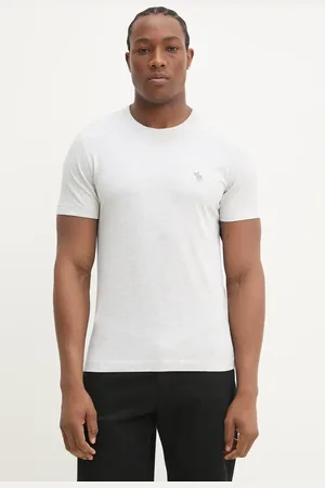 Abercrombie & Fitch T-shirt bawełniany męski kolor melanżowy KI124-5098