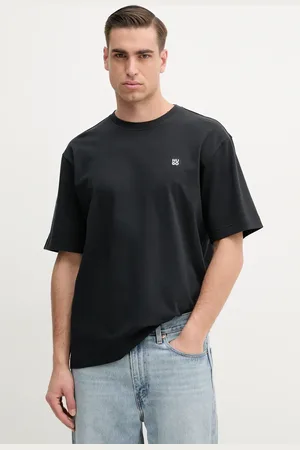 HUGO BOSS T-shirt bawełniany lounge męski kolor gładki 50539052