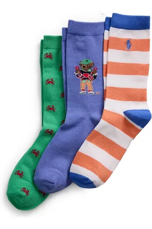 Ralph Lauren Skarpetki dziecięce 3-pack kolor 444969087001