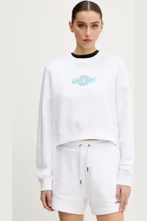 Guess Bluza bawełniana damska kolor z aplikacją W5GQ20 K68I4