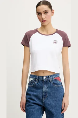 Converse T-shirt damski kolor 10027396-A03