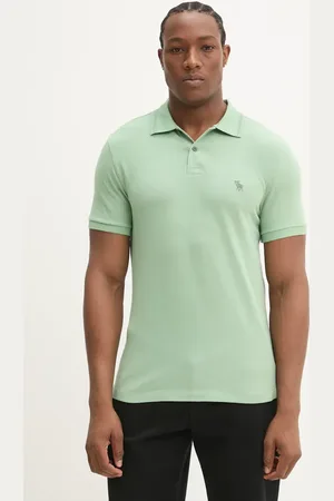 Abercrombie & Fitch Polo męski kolor gładki KI124-5167
