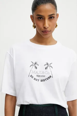 Max&Co. T-shirt bawełniany damski kolor 2516941083200