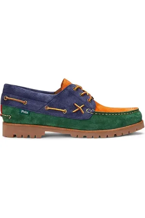 Ralph Lauren Mokasyny zamszowe Ranger Deck męskie kolor 812961426001