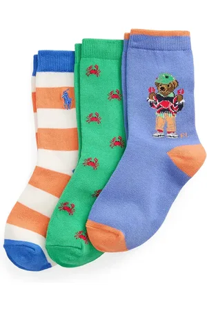 Ralph Lauren Skarpetki dziecięce 3-pack kolor 442969087001