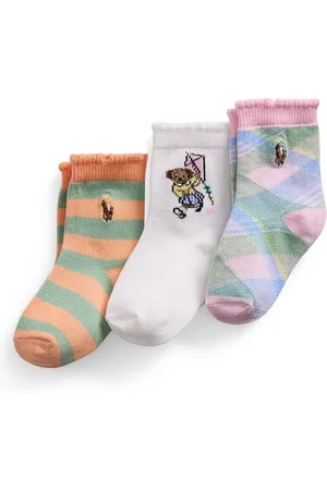 Ralph Lauren Skarpetki dziecięce 3-pack kolor 445969095001