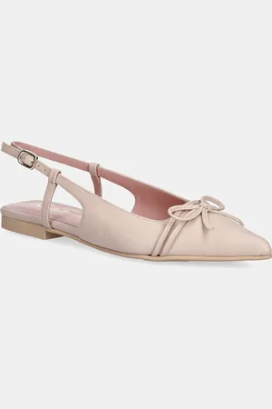 Pretty Ballerinas Baleriny skórzane Yvette kolor z odkrytą piętą 52144_B