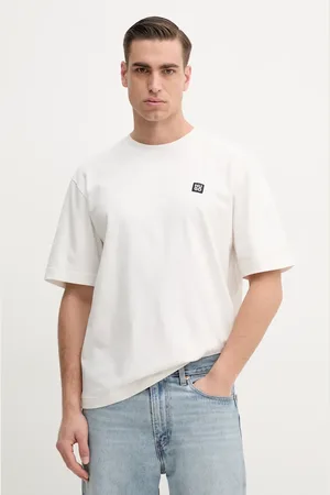 HUGO BOSS T-shirt bawełniany lounge męski kolor gładki 50539052