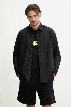 HUGO BOSS Koszula bawełniana męska kolor regular z kołnierzykiem klasycznym 50539309