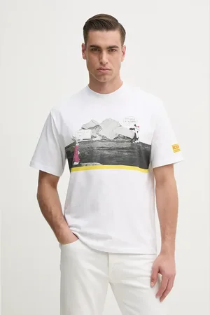 Iceberg T-shirt bawełniany męski kolor z nadrukiem F070 6327