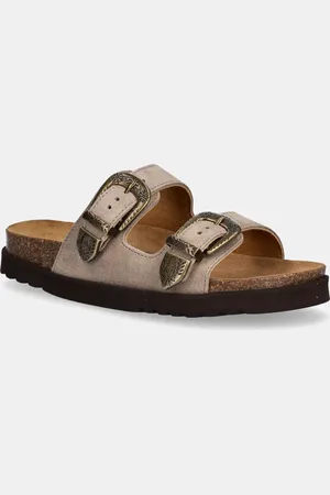 Scholl Klapki zamszowe IRVING damskie kolor F315942361