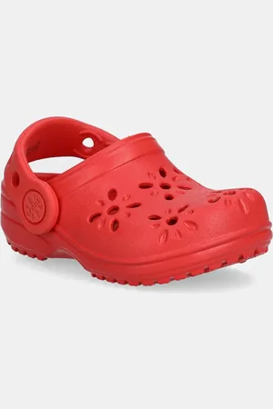 Crocs Klapki CLASSIC FLORAL CUT OUT CLOG KIDS kolor 210944