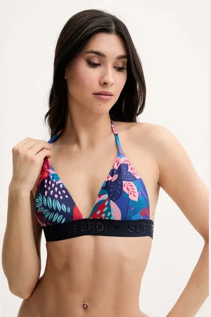 Superdry Biustonosz kąpielowy kolor lekko usztywniona miseczka W3010426A-E8D
