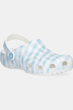 Crocs Klapki CLASSIC GINGHAM CLOG KIDS kolor 210988