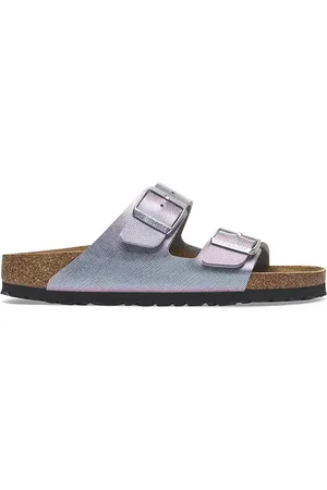 Birkenstock Klapki Arizona Saffiano Iridescent damskie kolor 1029510