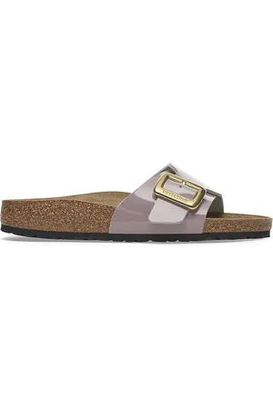 Birkenstock Klapki Catalina Patent Cushion Buckle damskie kolor 1029389