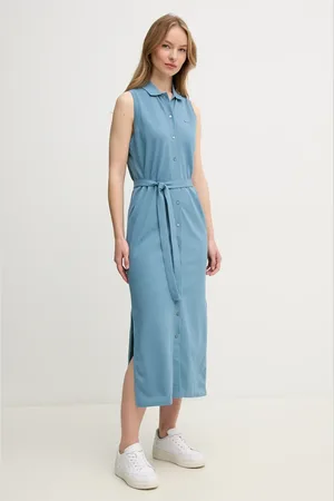 Lacoste Sukienka kolor midi dopasowana