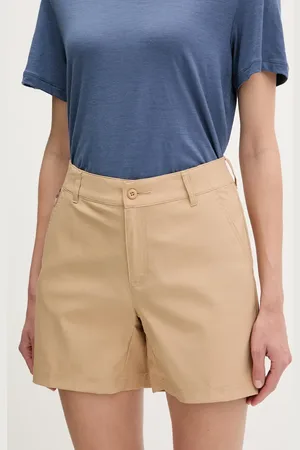 Columbia Szorty outdoorowe Leslie Falls kolor gładkie medium waist 2126061