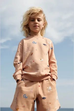 Liewood Bluza bawełniana dziecięca Thora Printed Sweatshirt kolor wzorzysta LW19862