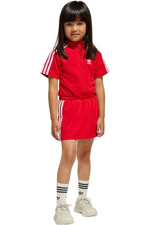 adidas Sukienka dziecięca kolor mini rozkloszowana JC9169