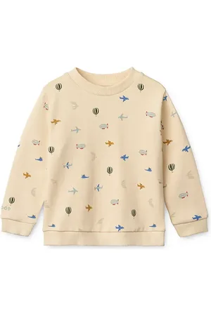 Liewood Bluza bawełniana dziecięca Thora Printed Sweatshirt kolor wzorzysta LW19862