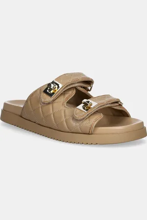 Steve Madden Klapki skórzane Schmona-CN damskie kolor SM11003714