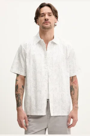 Resteröds Koszula bawełniana Ron Shirt męska kolor relaxed z kołnierzykiem klasycznym 10251.7410