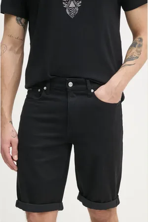 Calvin Klein Szorty jeansowe męskie kolor J30J327514