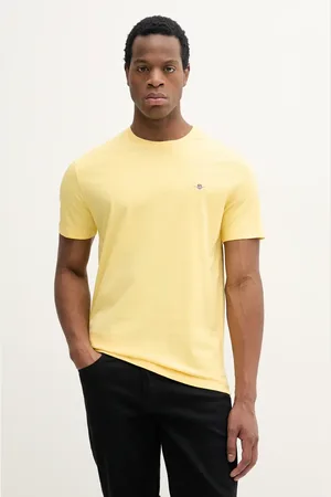 GANT T-shirt bawełniany męski kolor gładki