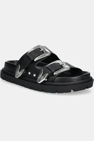 Steve Madden Klapki skórzane Outcast damskie kolor SM11003703