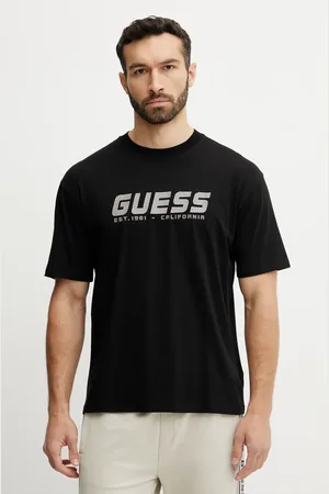 Guess T-shirt bawełniany SURON męski kolor z aplikacją Z5RI10 I3Z14