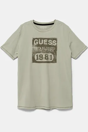 Guess T-shirt bawełniany dziecięcy kolor L5RI22 K8HM4