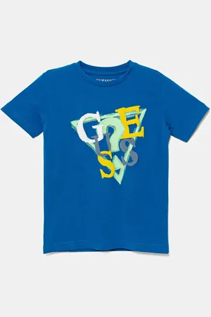 Guess T-shirt bawełniany dziecięcy kolor z nadrukiem N5GI10 K8HM4