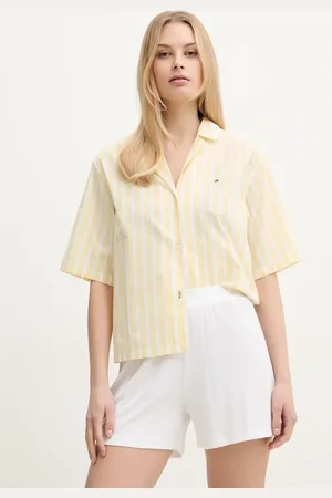 Tommy Hilfiger Koszula piżamowa bawełniana damska kolor bawełniana UW0UW05946