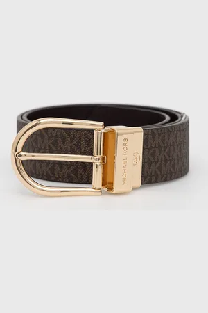 Michael Kors Pasek skórzany dwustronny 558414 damski kolor