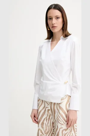 Guess Koszula TYRA damska kolor slim z kołnierzykiem klasycznym 5GGH06 7299A
