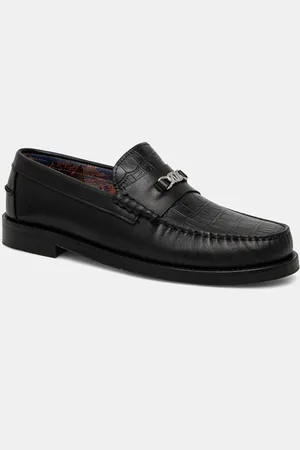 Naked Wolfe Mokasyny skórzane Roma męskie kolor Roma Black Croc