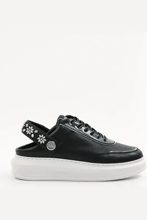 Karl Lagerfeld Sneakersy skórzane KAPRI damskie kolor KL62513A