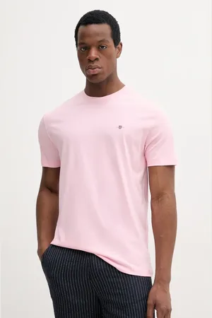 GANT T-shirt bawełniany męski kolor gładki