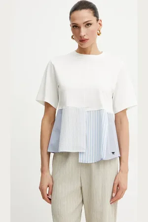 Max Mara T-shirt bawełniany damski kolor 2515941102600