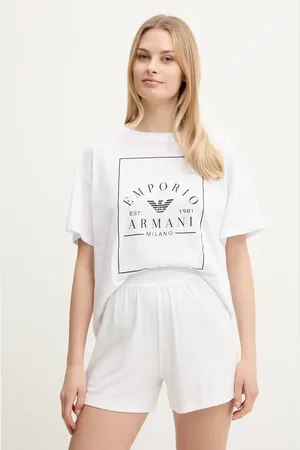 Emporio Armani T-shirt bawełniany damski kolor EW000553 AF10887