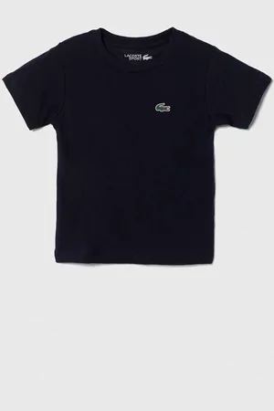 Lacoste T-shirt dziecięcy kolor gładki