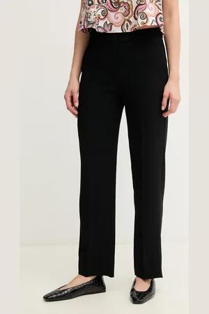 MARELLA Spodnie LELLO damskie kolor proste high waist 2513131152200