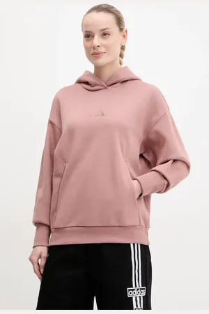adidas Bluza ALL SZN damska kolor z kapturem z aplikacją JD4669