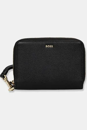 HUGO BOSS Etui na kartę skórzane kolor 50543476
